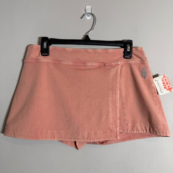 FP Movement Free People Hot Shot Mini Skort Womens Large Petal Orange Active NWT - Picture 5 of 14
